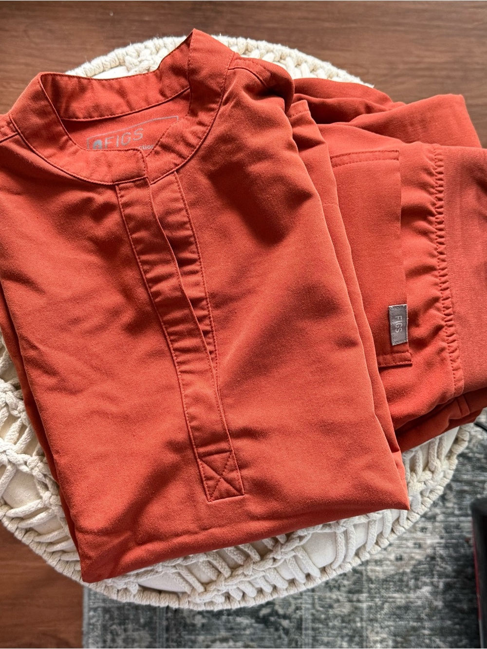 Figs Women’s Orange Scrub Set